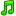 Music Note Green Icon